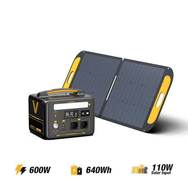 Jump 600W/640Wh 110W Solar Generator